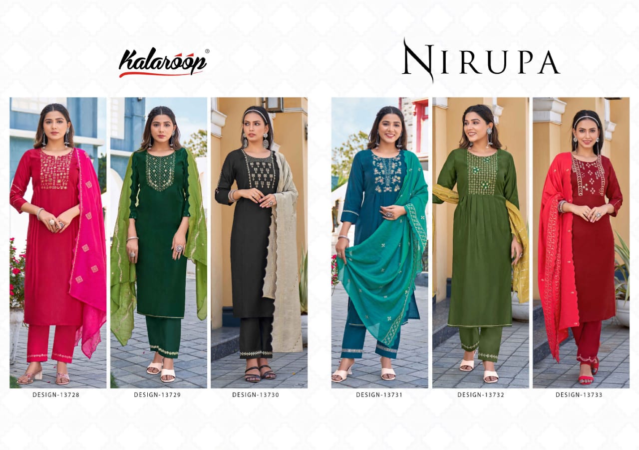 Kalaroop Nirupa  by kessi Redymade Salwar Suit Catalog